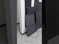 জলরোধী এবং ধুলোরোধী পারফরম্যান্সের জন্য 150W ইটিএফই পৃষ্ঠের আধা নমনীয় সৌর প্যানেল