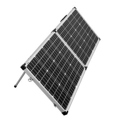 100W IP65 12v 7.64A ভাঁজ সৌর প্যানেল ক্যাম্পিং জন্য একক সৌর প্যানেল