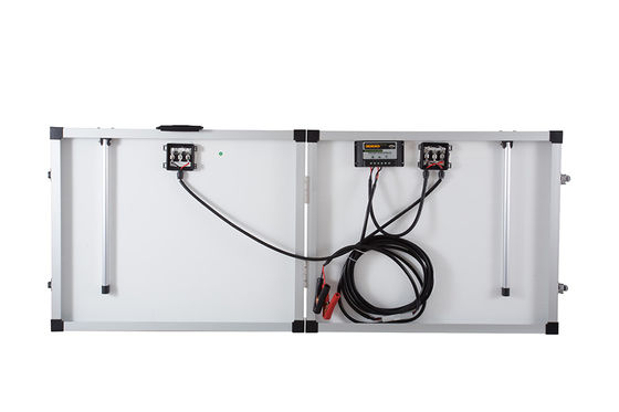 100W IP65 12v 7.64A ভাঁজ সৌর প্যানেল ক্যাম্পিং জন্য একক সৌর প্যানেল