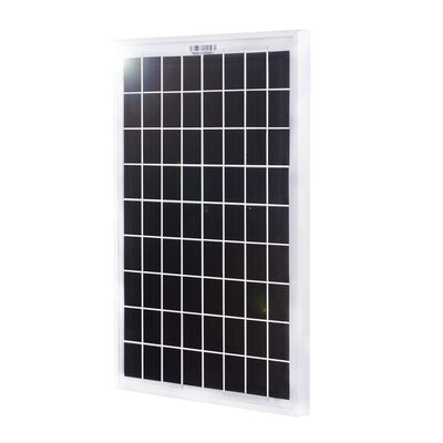 10 ওয়াট ছোট পোর্টেবল সৌর প্যানেল 340 X 240 X 17mm 10 ওয়াট একক স্ফটিক সৌর প্যানেল