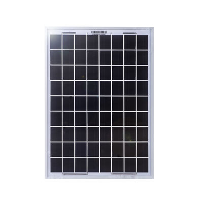 10 ওয়াট ছোট পোর্টেবল সৌর প্যানেল 340 X 240 X 17mm 10 ওয়াট একক স্ফটিক সৌর প্যানেল