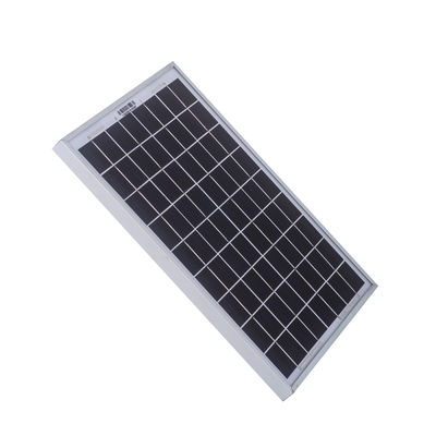 10 ওয়াট ছোট পোর্টেবল সৌর প্যানেল 340 X 240 X 17mm 10 ওয়াট একক স্ফটিক সৌর প্যানেল