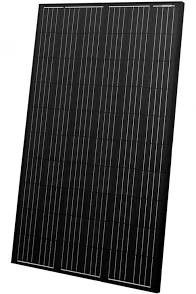 270 ওয়াট কালো সৌর PV প্যানেল একক স্ফটিক ঘর সৌর প্যানেল