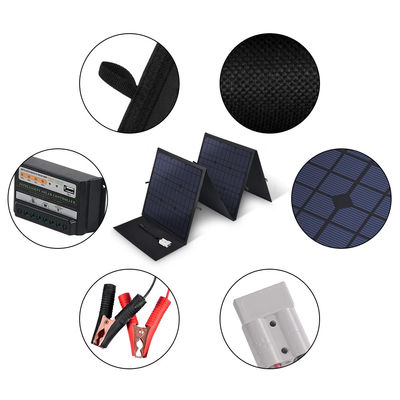 120W জলরোধী বহিরঙ্গন ভাঁজযোগ্য সৌর প্যানেল