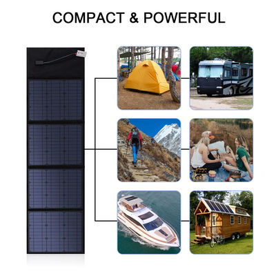 120W জলরোধী বহিরঙ্গন ভাঁজযোগ্য সৌর প্যানেল