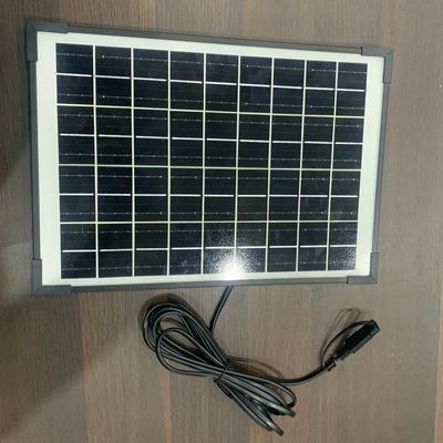 উন্নত 10W একক সৌর প্যানেল সূর্যের আলো শোষণ বৃদ্ধি সঙ্গে