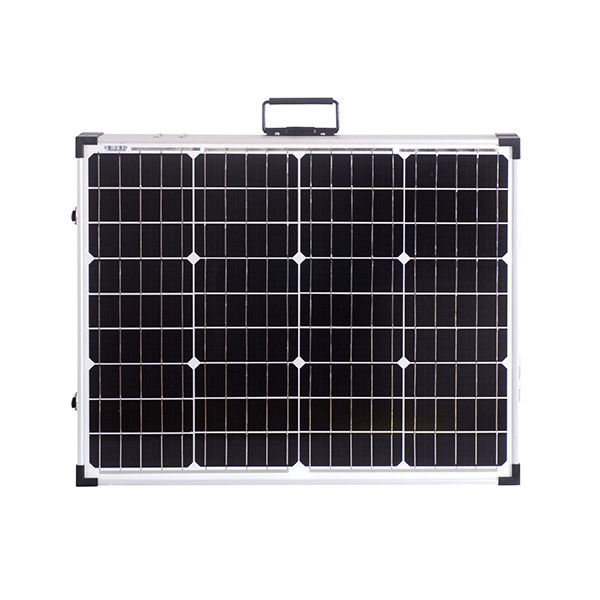 100W IP65 12v 7.64A ভাঁজ সৌর প্যানেল ক্যাম্পিং জন্য একক সৌর প্যানেল